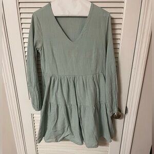 Short Sage Dress